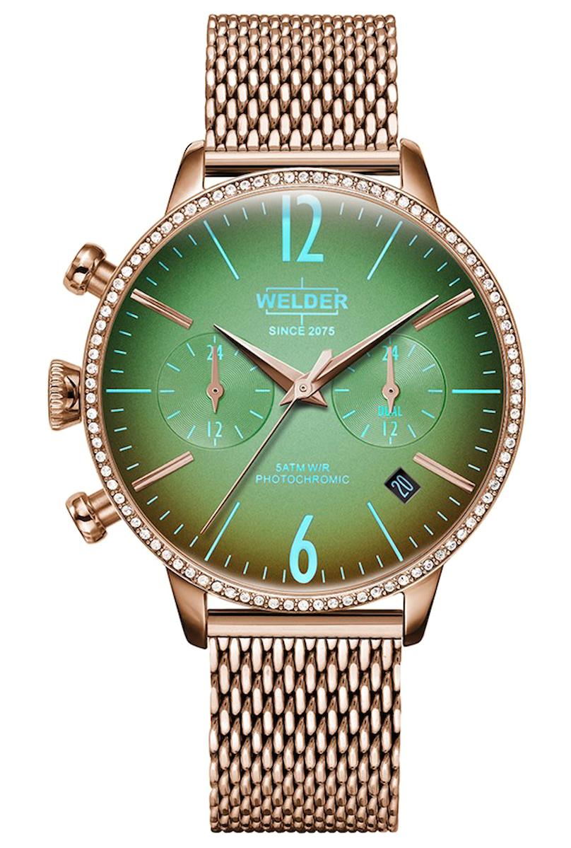 Welder Watch WWRC663 Takvimli 38 mm Altın Çelik Kordon Analog Kadın Kol Saati