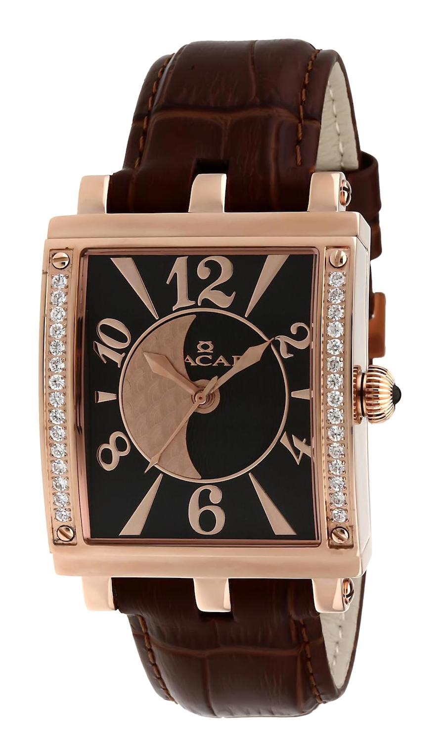 Nacar 23290073-RBL2S 34-36 mm Kahverengi Deri Kordon Analog Kadın Kol Saati