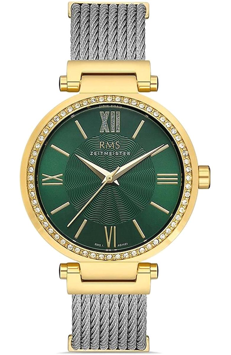 Romanson RMS.1.AG1491.05 36 mm Gri Çelik Kordon Analog Kadın Kol Saati