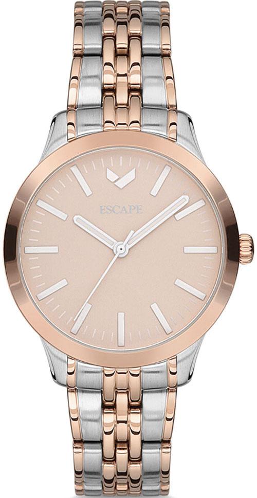 Escape EC1142-203 34 mm Gri-Rose Gold Çelik Kordon Analog Kadın Kol Saati