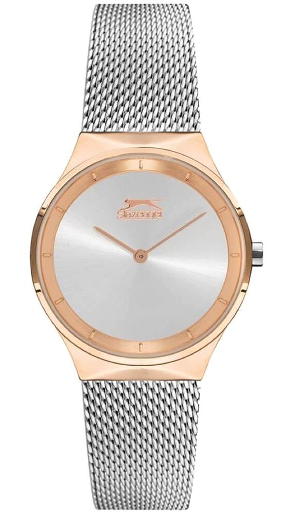 Slazenger SL.09.1851.3.01 34 mm Gri Çelik Kordon Analog Kadın Kol Saati