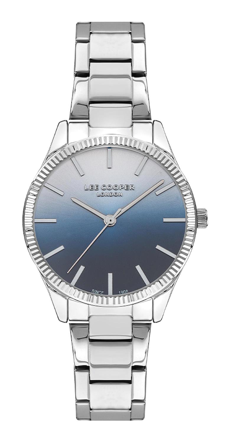 Lee Cooper LC07543.390 40 mm Gri Plastik Kordon Analog Erkek Kol Saati