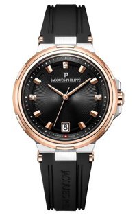 Jacques Philippe JPQLS457411 Takvimli 36 mm Siyah Çelik Kordon Analog Kadın Kol Saati