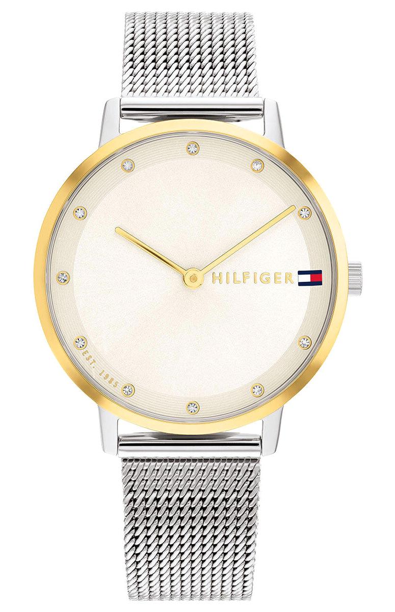 Tommy Hilfiger TH1782667 35 mm Gri Çelik-Hasır Kordon Analog Kadın Kol Saati