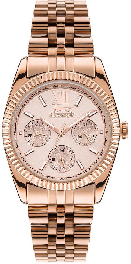 Slazenger SL.09.1947.4.01 Takvimli 36 mm Rose Gold Çelik Kordon Analog Kadın Kol Saati