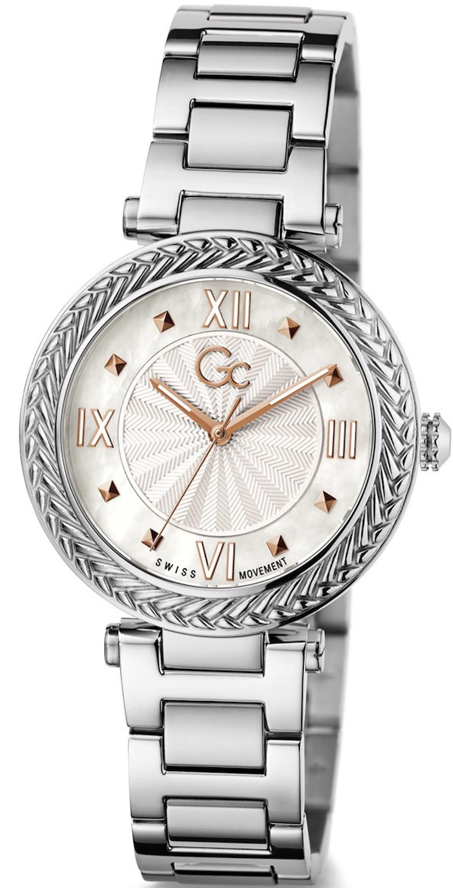 Guess GCZ41003L1MF 34 mm Gri Çelik Kordon Analog Kadın Kol Saati
