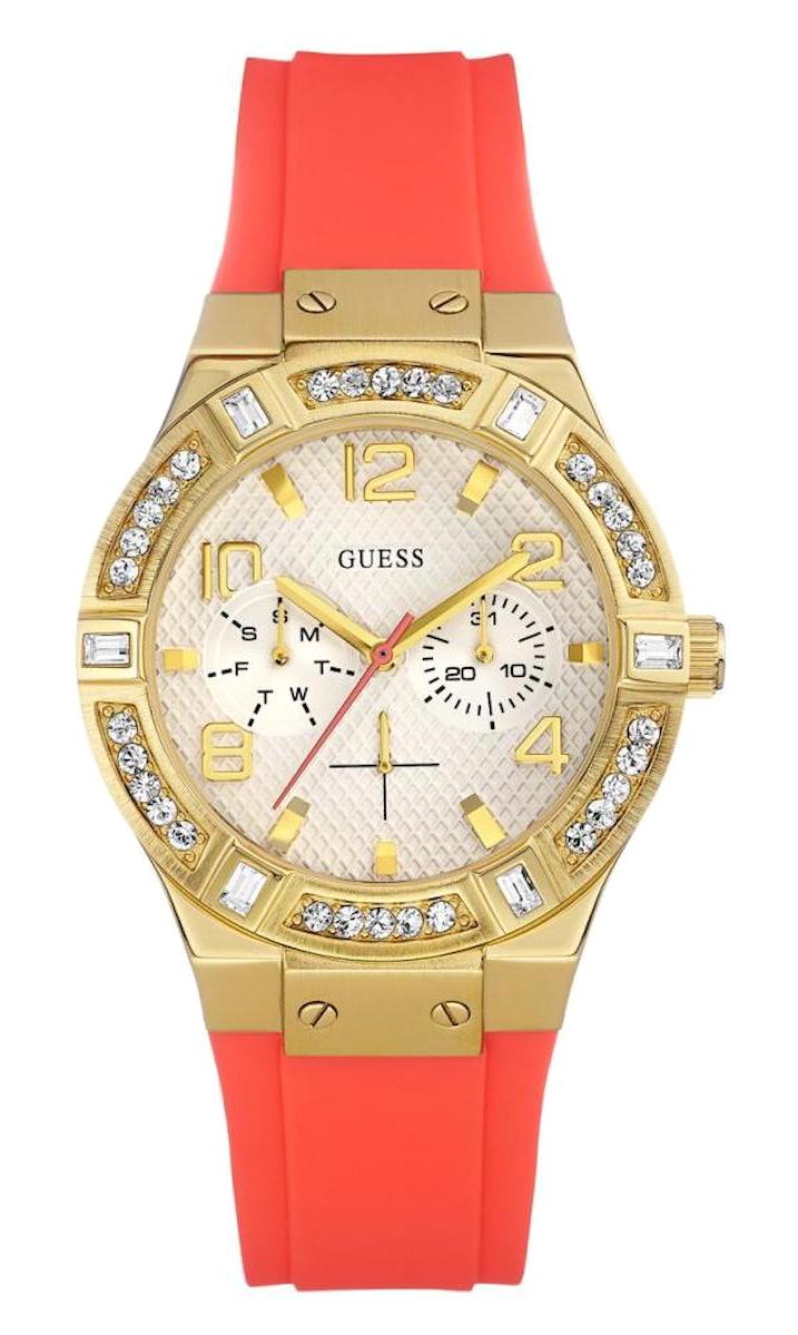 Guess GUU0426L2 36 mm Turuncu Çelik Kordon Analog Kadın Kol Saati