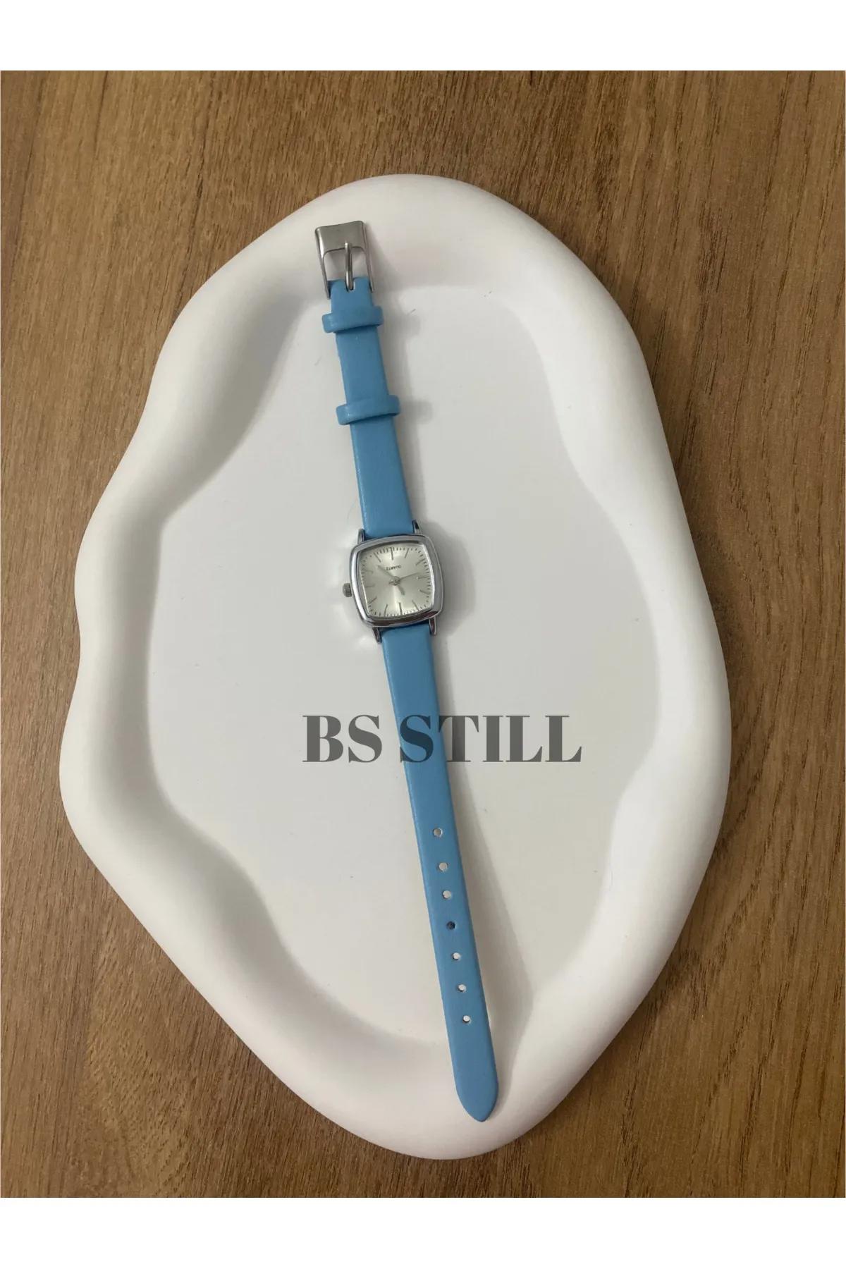 Nes Quartz 20-25 mm Beyaz Deri Kordon Analog Kadın Kol Saati