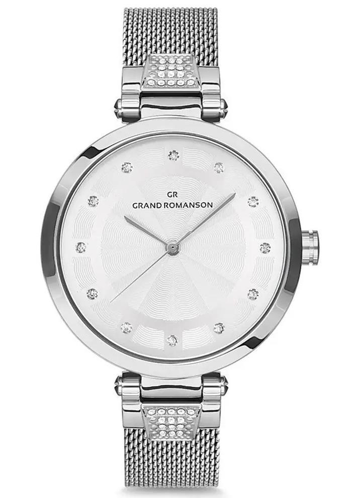 Grand Romanson GR.1.AG1201.10 36 mm Gri Çelik Kordon Analog Kadın Kol Saati