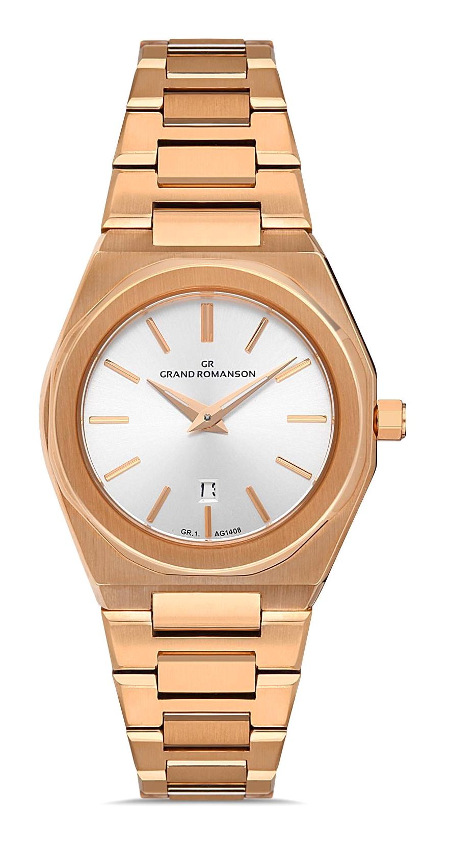 Grand Romanson GR.1.AG1408.04 36 mm Rose Gold Çelik Kordon Analog Kadın Kol Saati