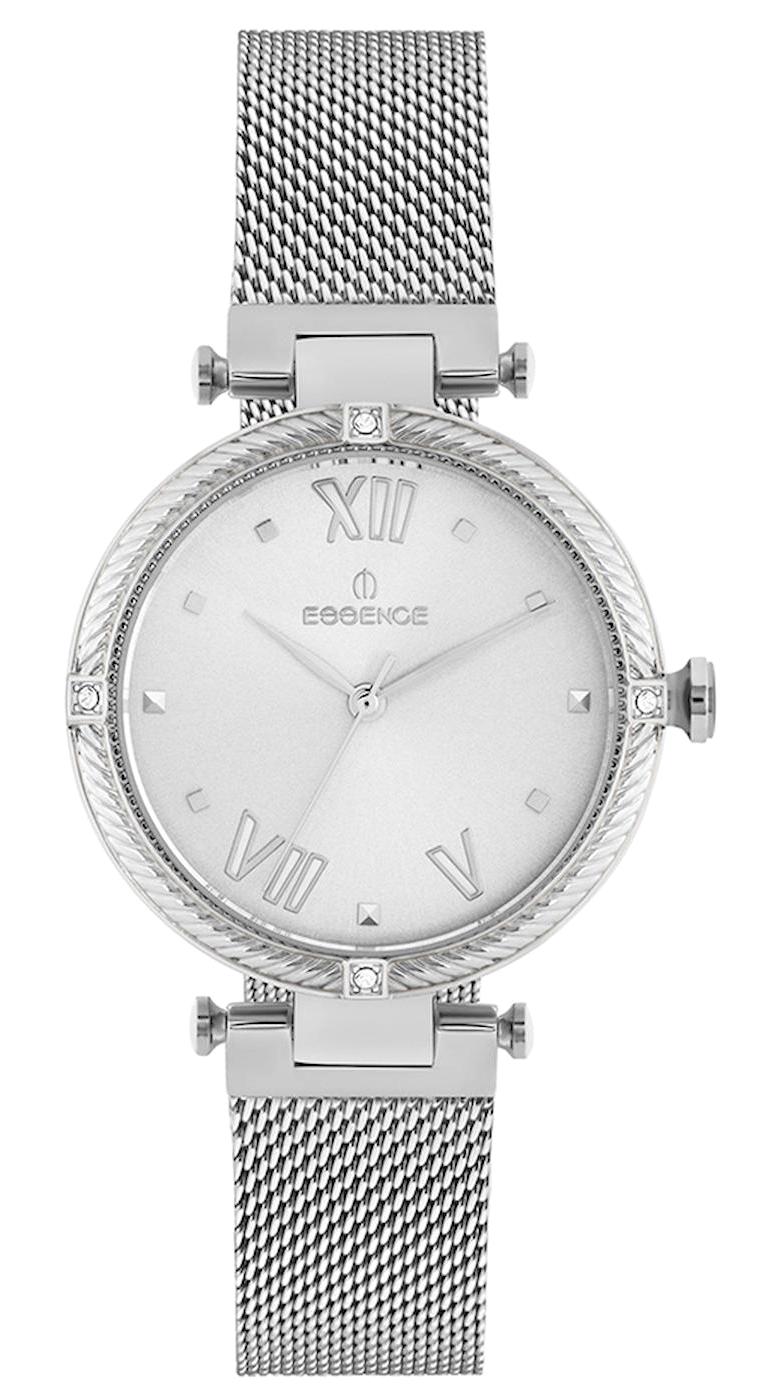 Essence ES6606FE.330 34 mm Gri Çelik Kordon Analog Kadın Kol Saati