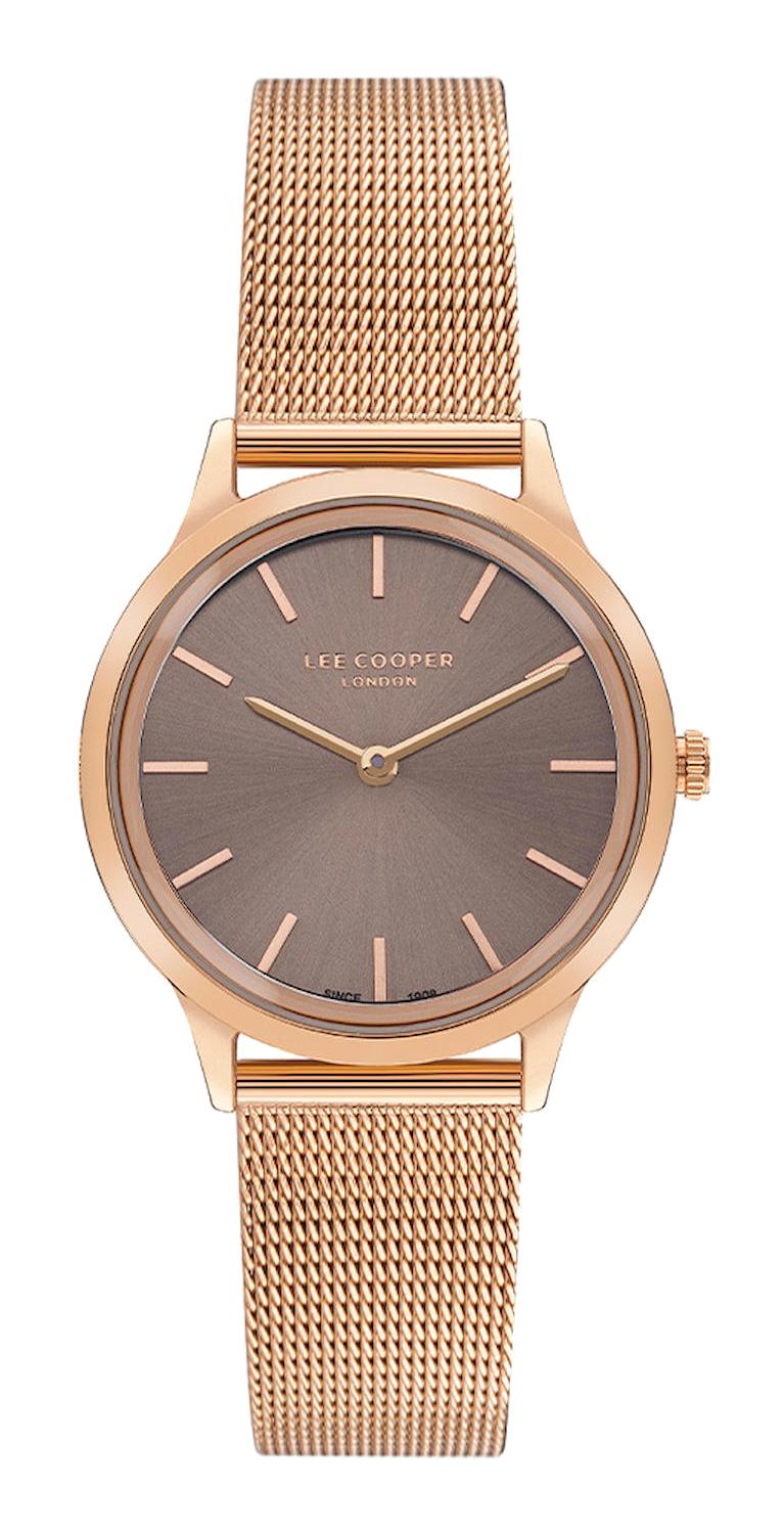 Lee Cooper LC07462.460 40 mm Rose Gold Plastik Kordon Analog Kadın Kol Saati