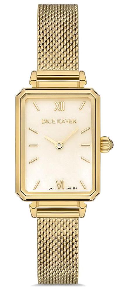 Dice Kayek DK.1.AG1284.03 29 mm Altın Çelik Kordon Analog Kadın Kol Saati