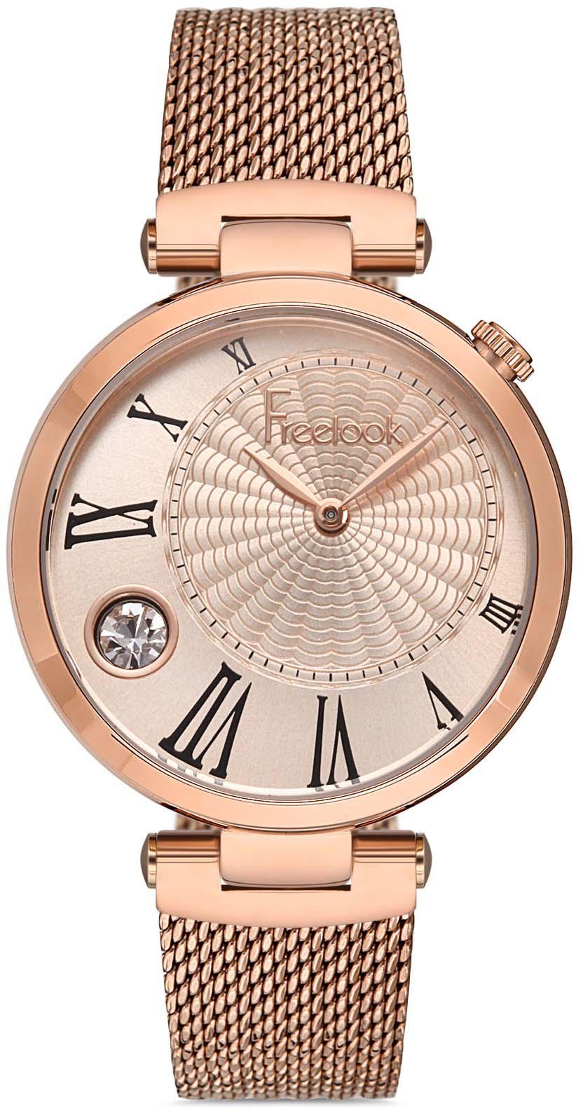 Freelook FL.1.10252.3 38 mm Rose Gold Çelik Kordon Analog Kadın Kol Saati