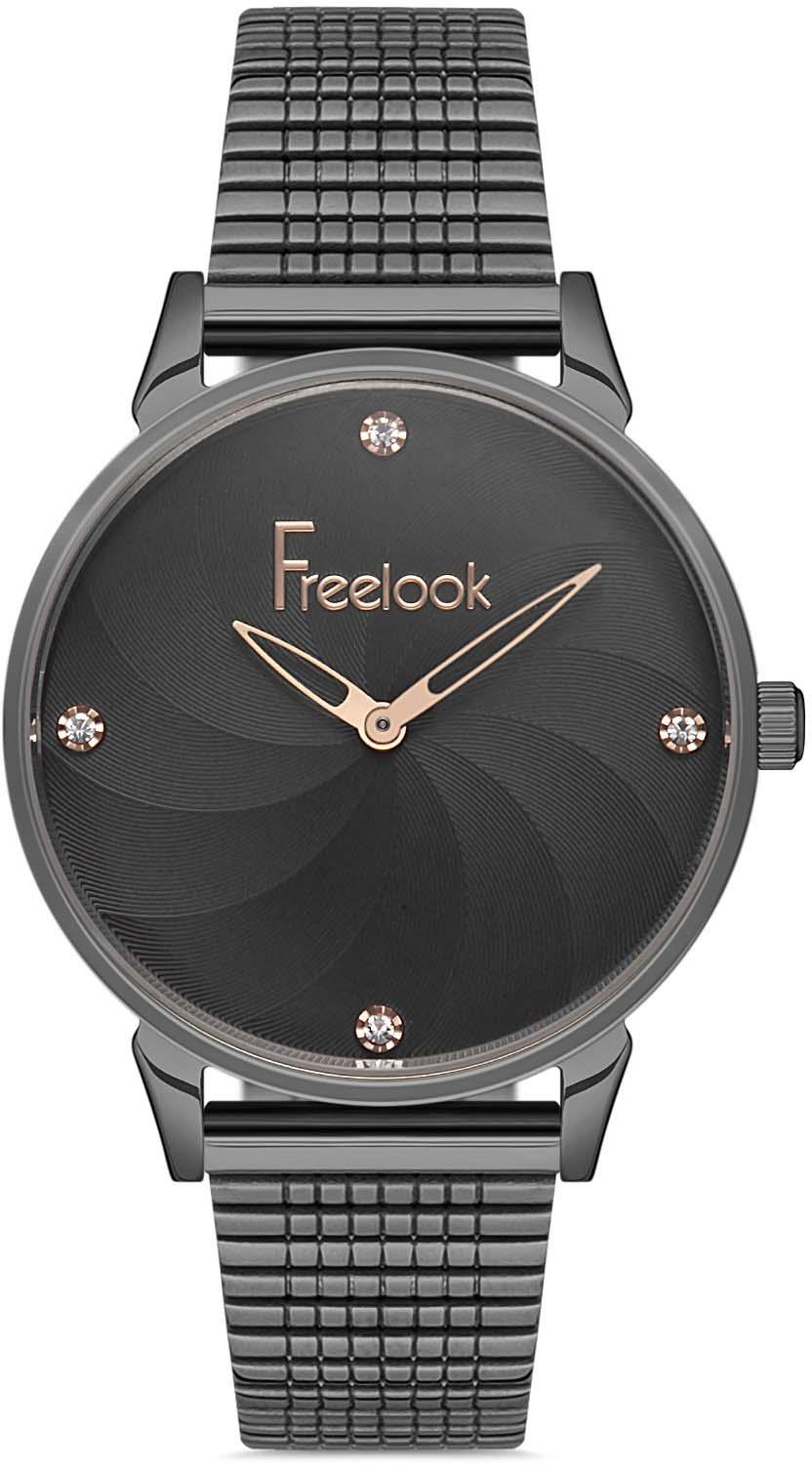 Freelook FL.1.10228.4 38 mm Siyah Çelik Kordon Analog Kadın Kol Saati