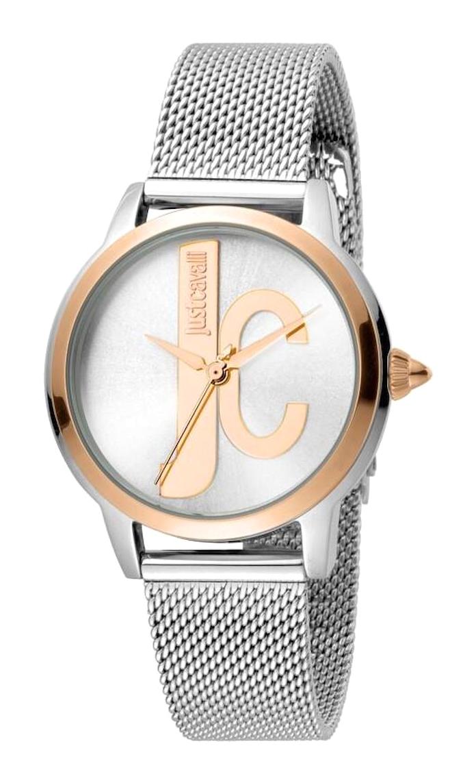 Just Cavalli JC1L050M0115D 34 mm Gri Çelik Kordon Analog Kadın Kol Saati