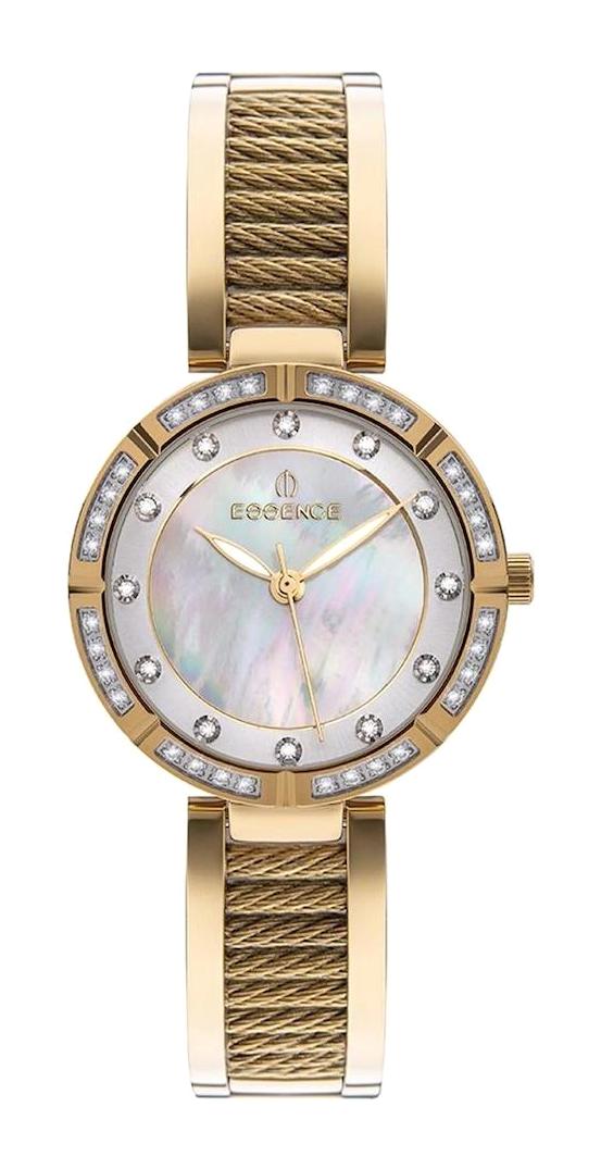 Essence ES6820FE.120 36 mm Altın Çelik Kordon Analog Kadın Kol Saati