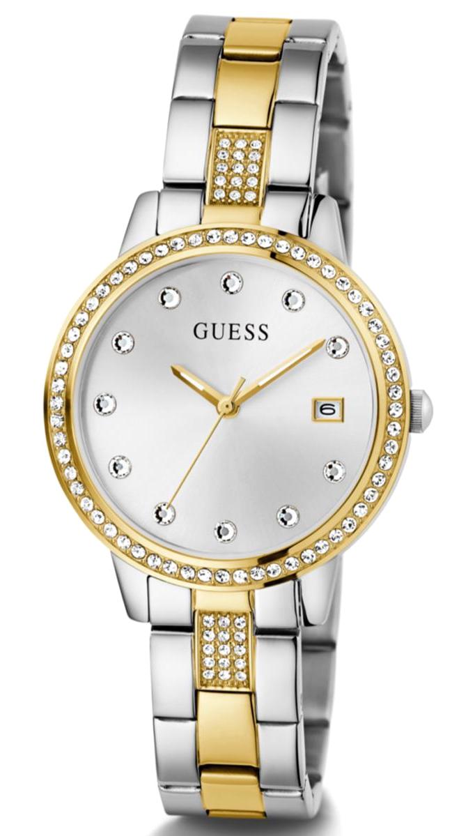 Guess GUGW0725L1 36 mm Beyaz-Gri Çelik Kordon Analog Kadın Kol Saati