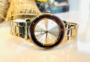 Ferrucci FC.1022.11397M.03 34 mm Altın Çelik Kordon Analog Kadın Kol Saati