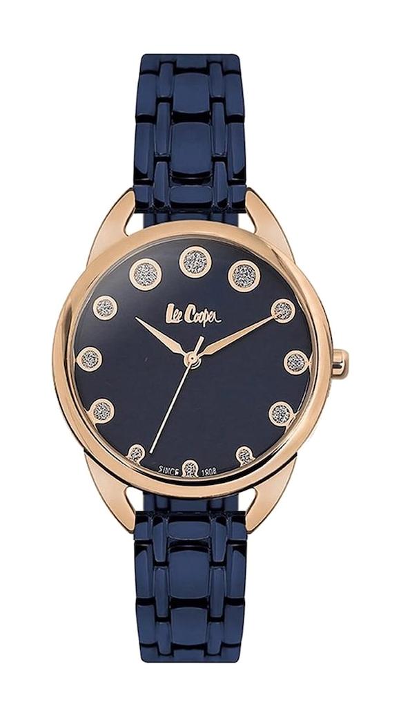 Lee Cooper LC06389.490 40 mm Lacivert Çelik Kordon Analog Kadın Kol Saati