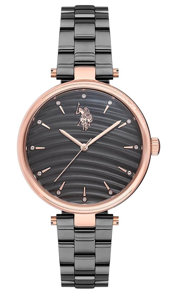 U.S. Polo Assn USPA2011-05 36 mm Siyah Çelik Kordon Analog Kadın Kol Saati