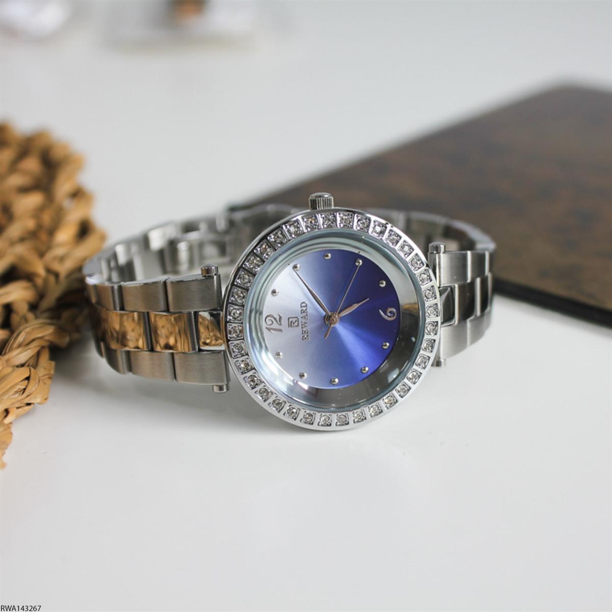 Reward RWA143267 33 mm Gri Çelik Kordon Analog Kadın Kol Saati