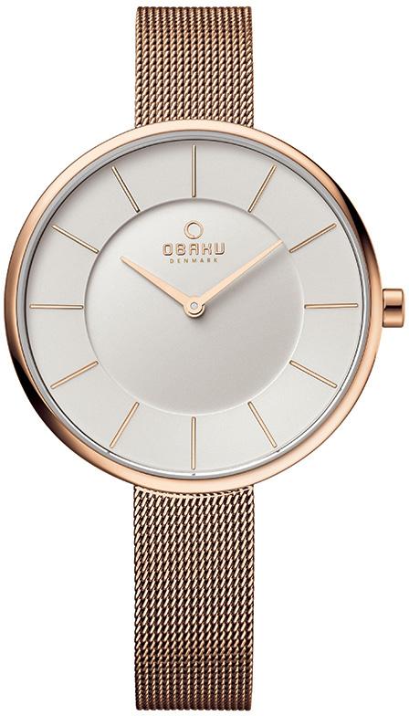 Obaku Denmark V185LXVIMV 38 mm Altın Çelik Kordon Analog Kadın Kol Saati