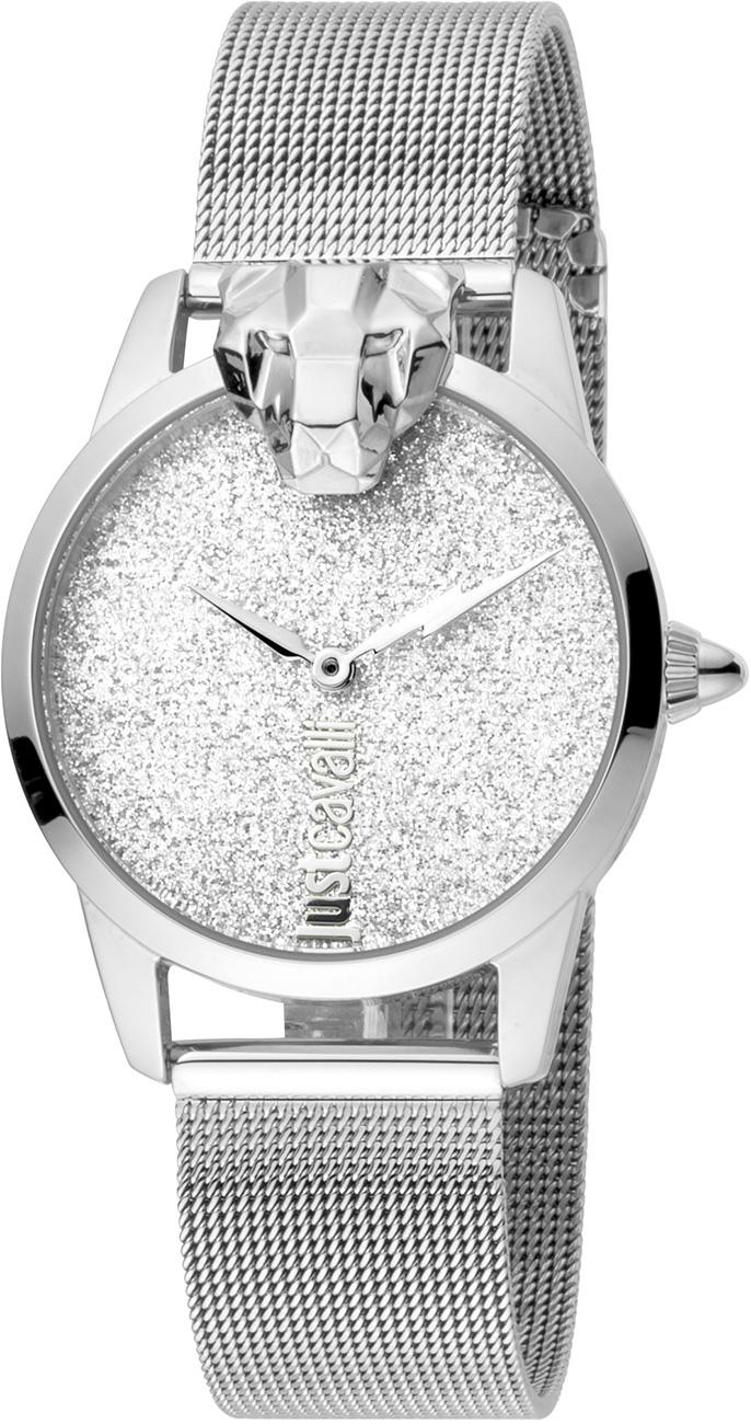 Just Cavalli JC1L057M0325 32 mm Gri Çelik Kordon Analog Kadın Kol Saati