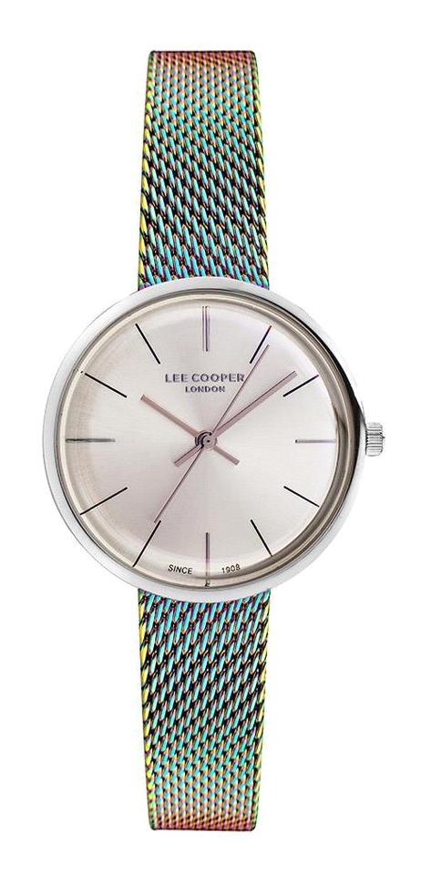 Lee Cooper LC07031.300 40 mm Gri Metal Kordon Analog Kadın Kol Saati