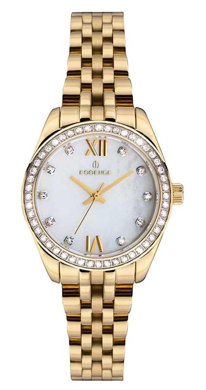 Essence ES6661FE.120 32 mm Altın Çelik Kordon Analog Kadın Kol Saati