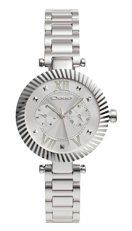 Osse OSW10132 Takvimli 35 mm Gri Çelik Kordon Analog Kadın Kol Saati