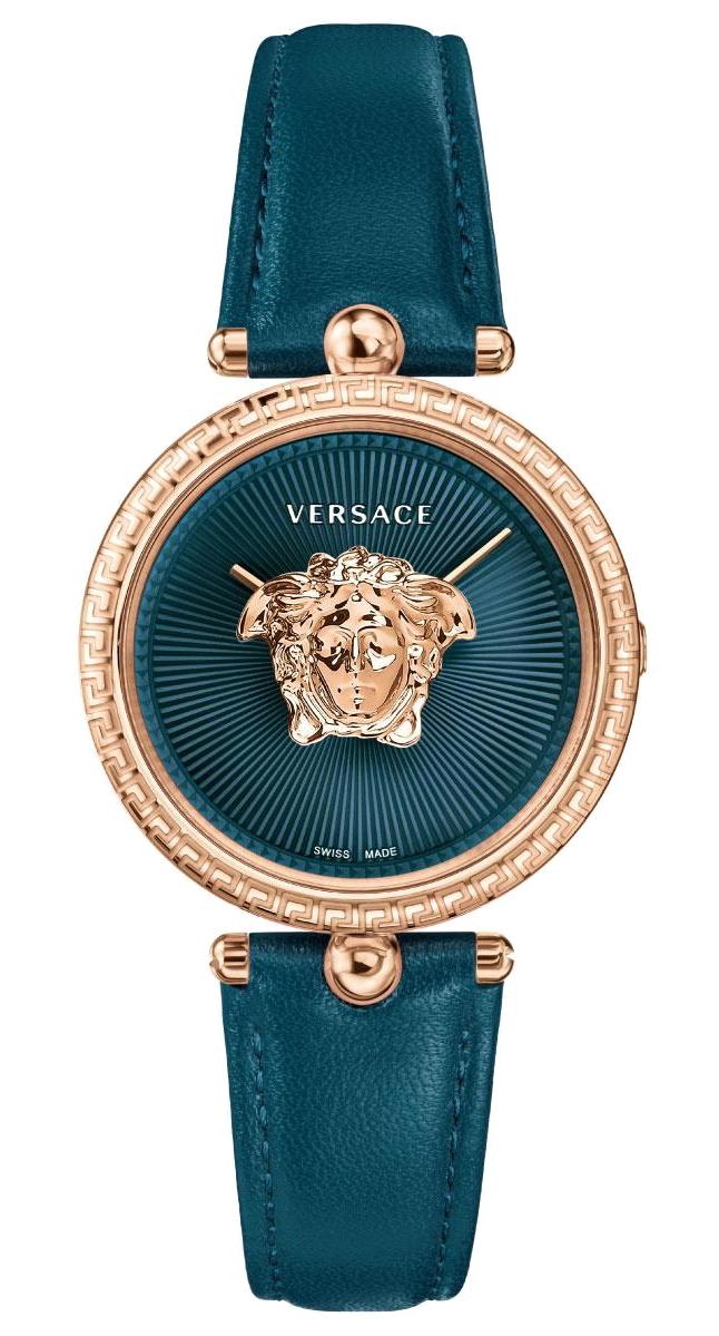 Versace VRSCVECQ00318 37 mm Mavi Çelik Kordon Analog Kadın Kol Saati