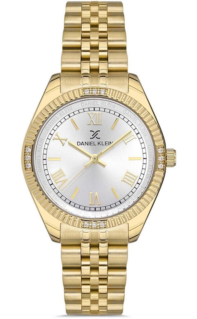 Daniel Klein EDK.1.10112.3 34 mm Altın Çelik Kordon Analog Kadın Kol Saati