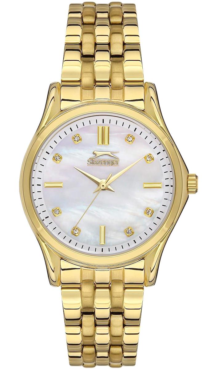 Slazenger SL.09.2154.3.05 32 mm Altın Çelik Kordon Analog Kadın Kol Saati