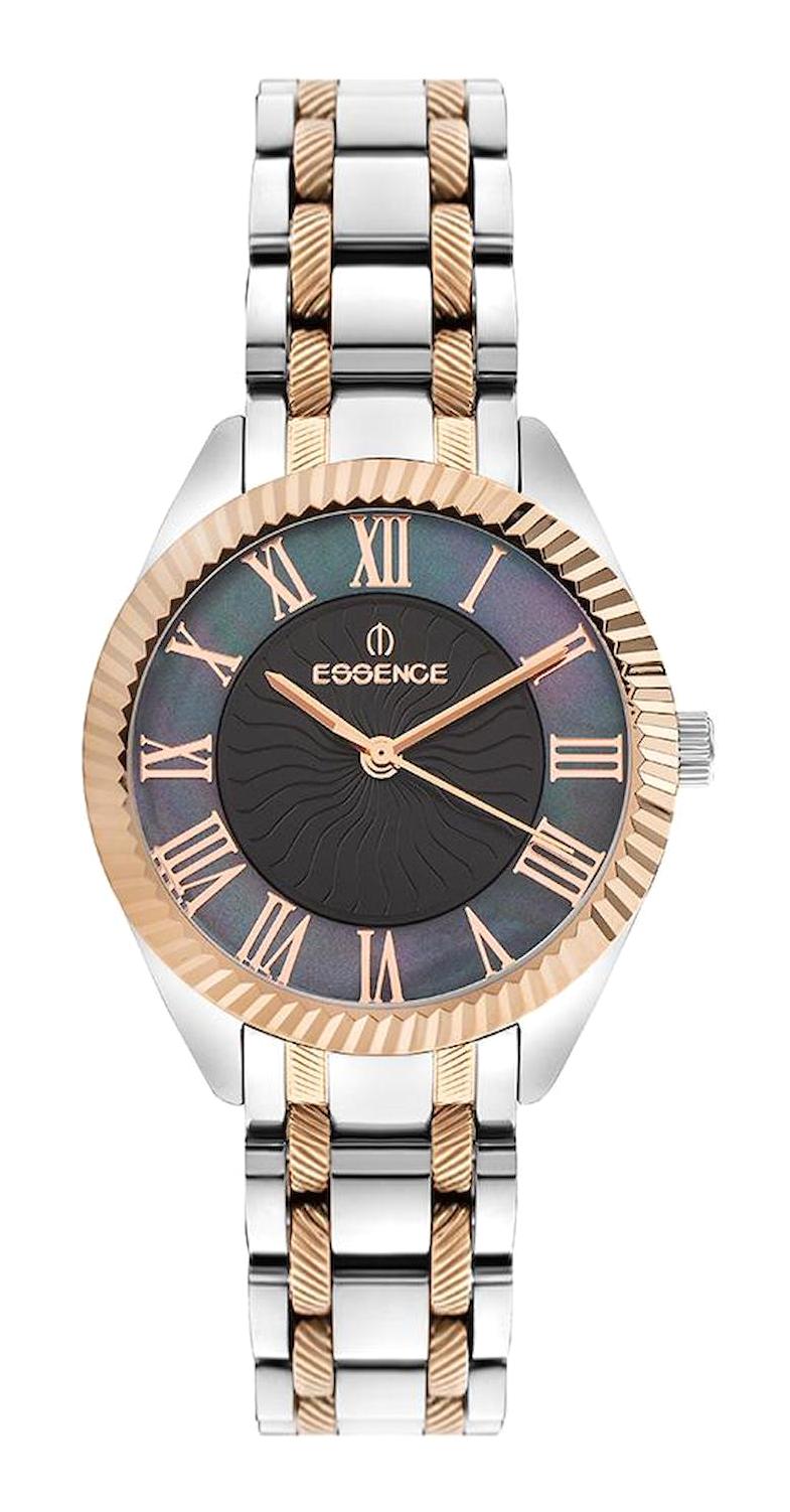 Essence ES6797FE.550_Y 36 mm Gri-Rose Gold Çelik Kordon Analog Kadın Kol Saati