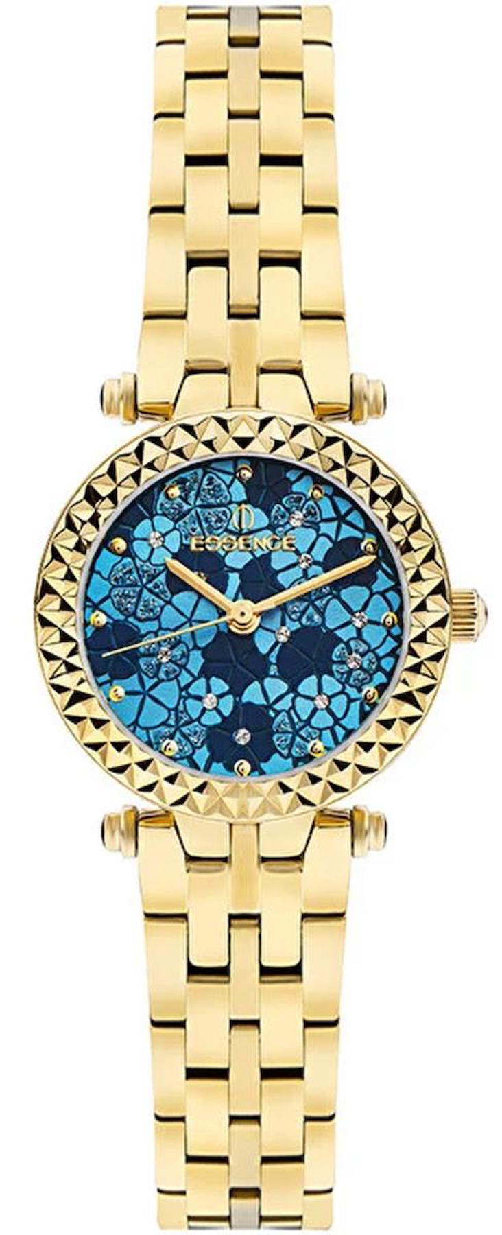 Essence D1139.190 23 mm Altın Çelik Kordon Analog Kadın Kol Saati