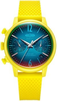 Welder Watch WWRP606 Takvimli 38 mm Sarı Plastik Kordon Analog Kadın Kol Saati