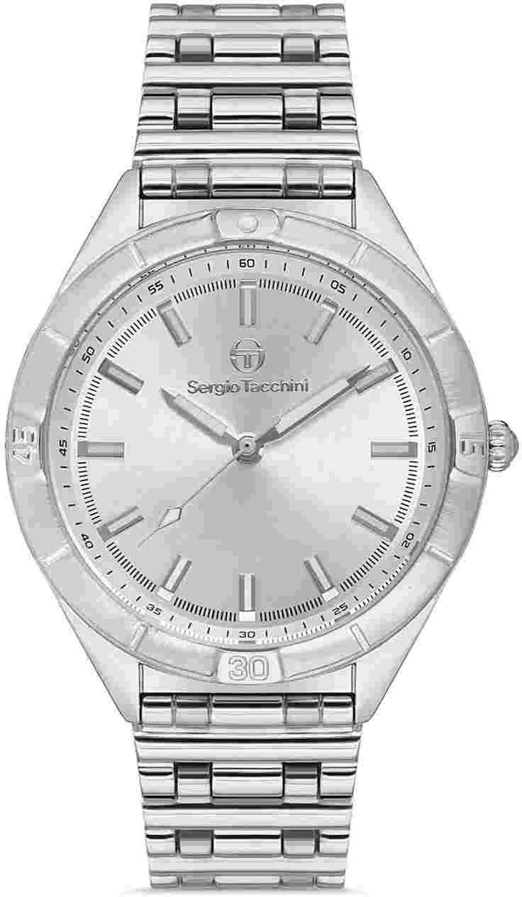 Sergio Tacchini ST.1.10280.1 36 mm Gri Çelik Kordon Analog Kadın Kol Saati