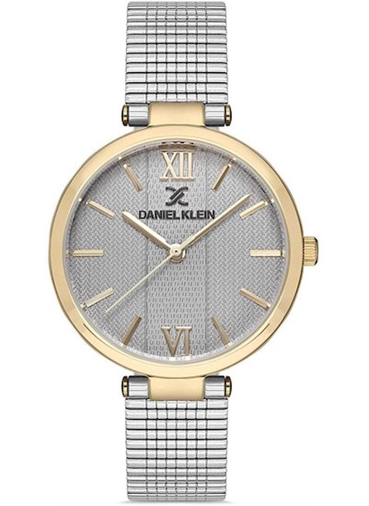 Daniel Klein DK.1.12846-2 35 mm Gri Çelik Kordon Analog Kadın Kol Saati