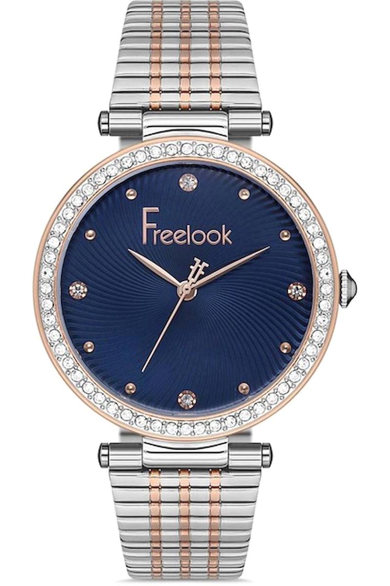 Freelook FL.1.10201.5 34 mm Gri Çelik Kordon Analog Kadın Kol Saati