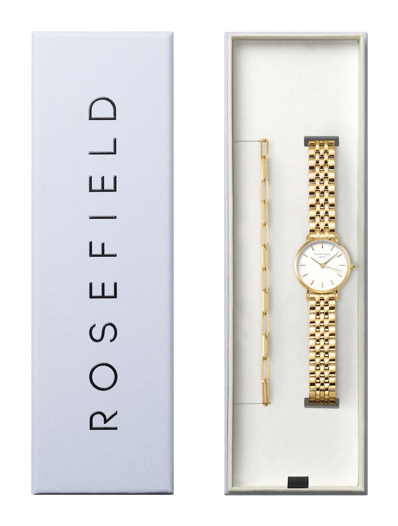Rosefield 26WGSG.X278 26 mm Altın Çelik Kordon Analog Kadın Kol Saati