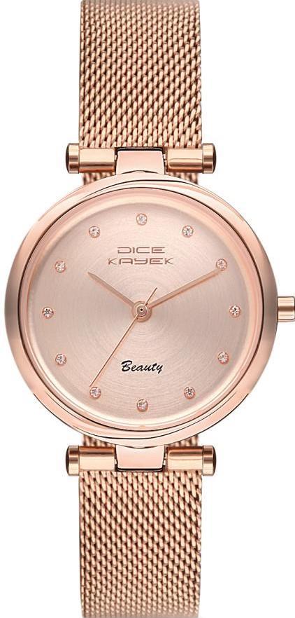 Dice Kayek DK.1.AG1077.05 34 mm Rose Gold Çelik Kordon Analog Kadın Kol Saati
