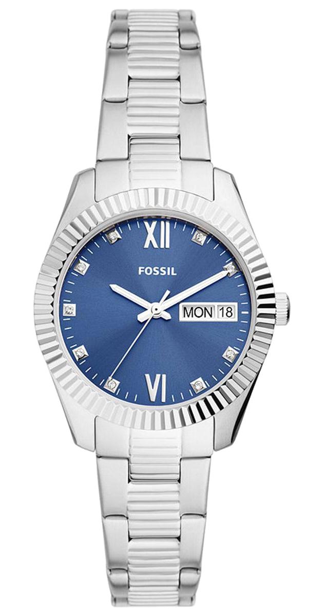 Fossil FES5197 34 mm Gri Çelik Kordon Analog Kadın Kol Saati