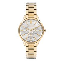 Lee Cooper LC07865.130 Takvimli 36 mm Altın Çelik Kordon Analog Kadın Kol Saati