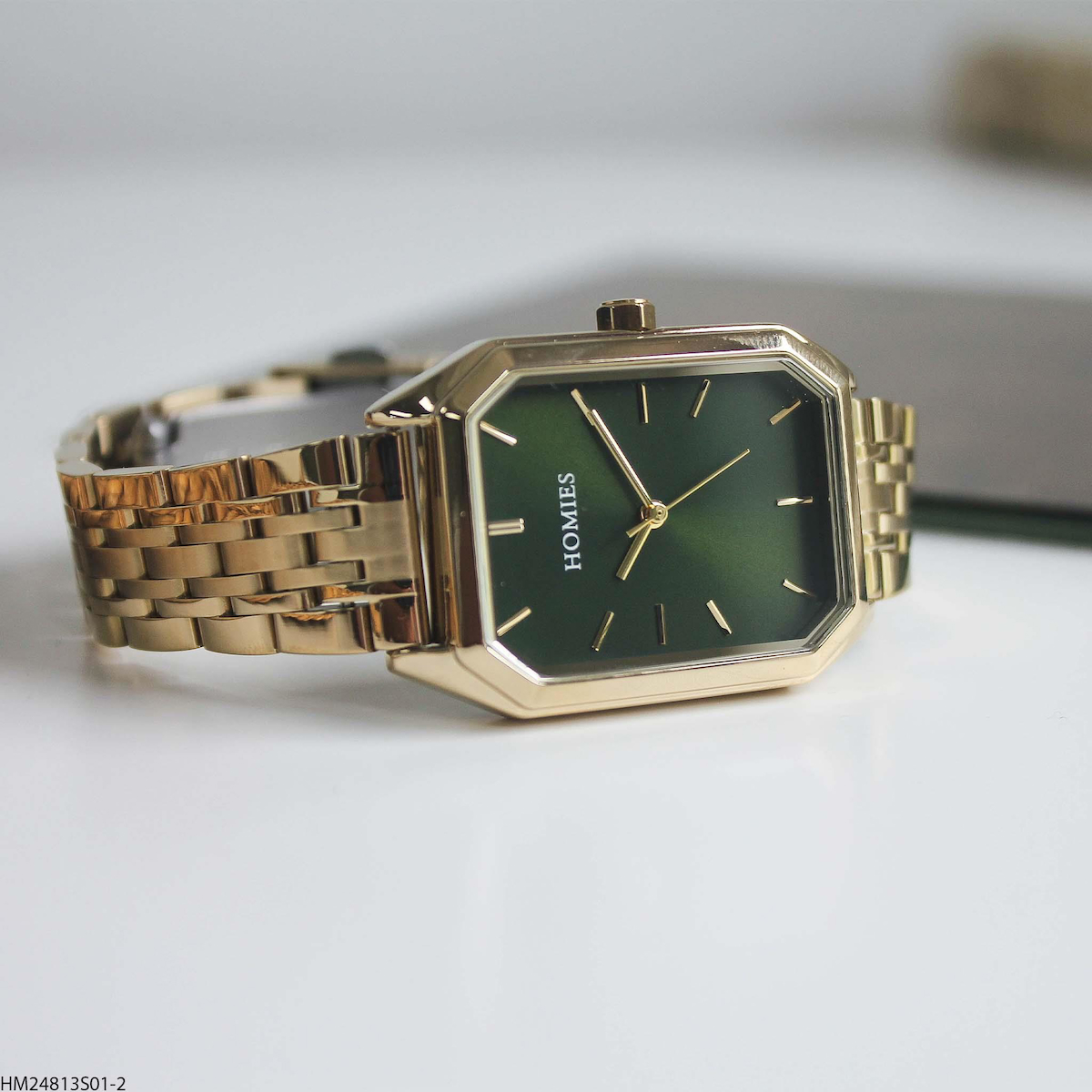Homies HM24813S01-2 30 mm Altın Çelik Kordon Analog Kadın Kol Saati