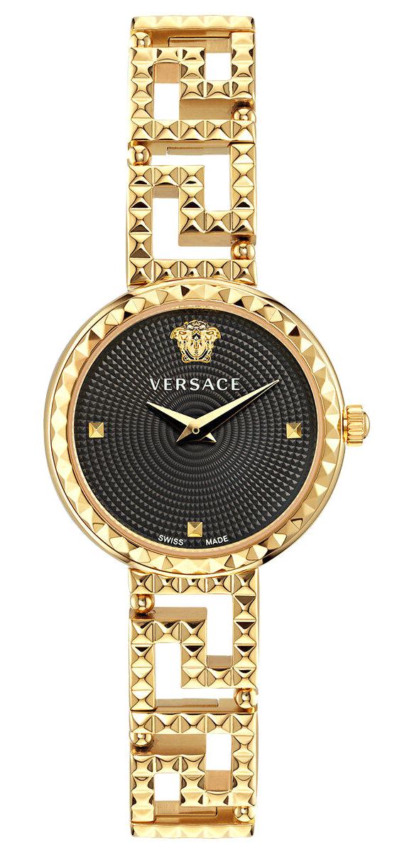 Versace VRSCVE7A00423 28 mm Altın Çelik Kordon Analog Kadın Kol Saati