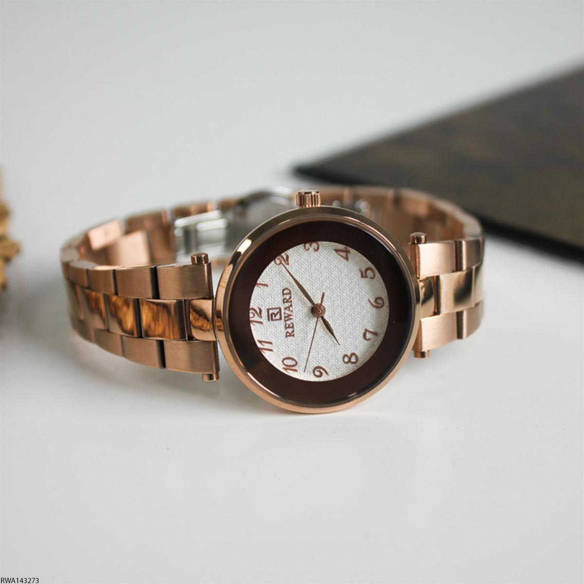 Reward RWA143273 33 mm Rose Gold Çelik Kordon Analog Kadın Kol Saati