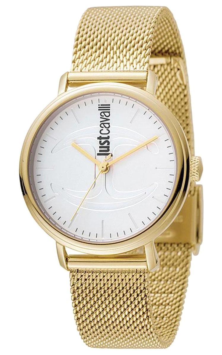 Just Cavalli JC1G012M0075D 38 mm Altın Çelik Kordon Analog Kadın Kol Saati