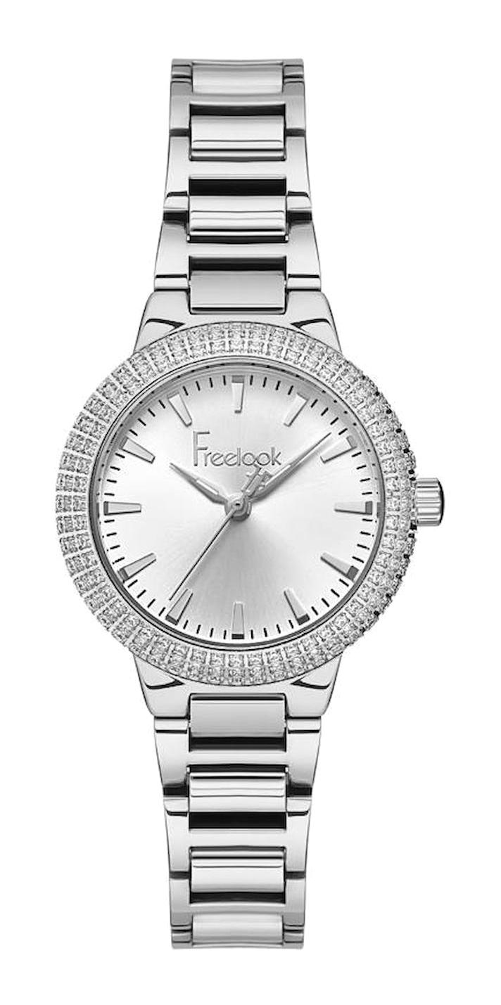 Freelook FL.1.10093.1 30 mm Gri Metal Kordon Analog Kadın Kol Saati