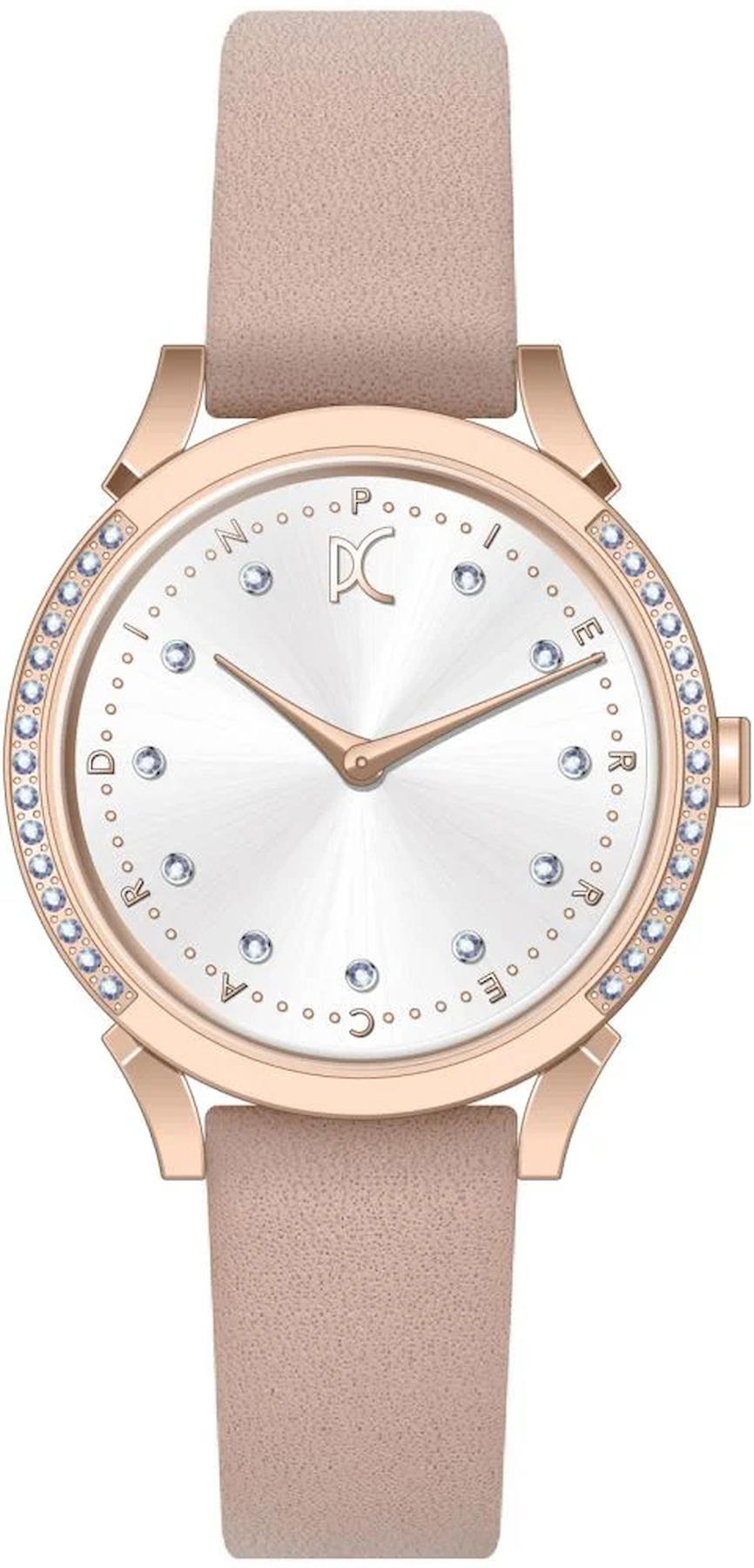 Pierre Cardin PCCPI.2577 32 mm Pudra Deri Kordon Analog Kadın Kol Saati